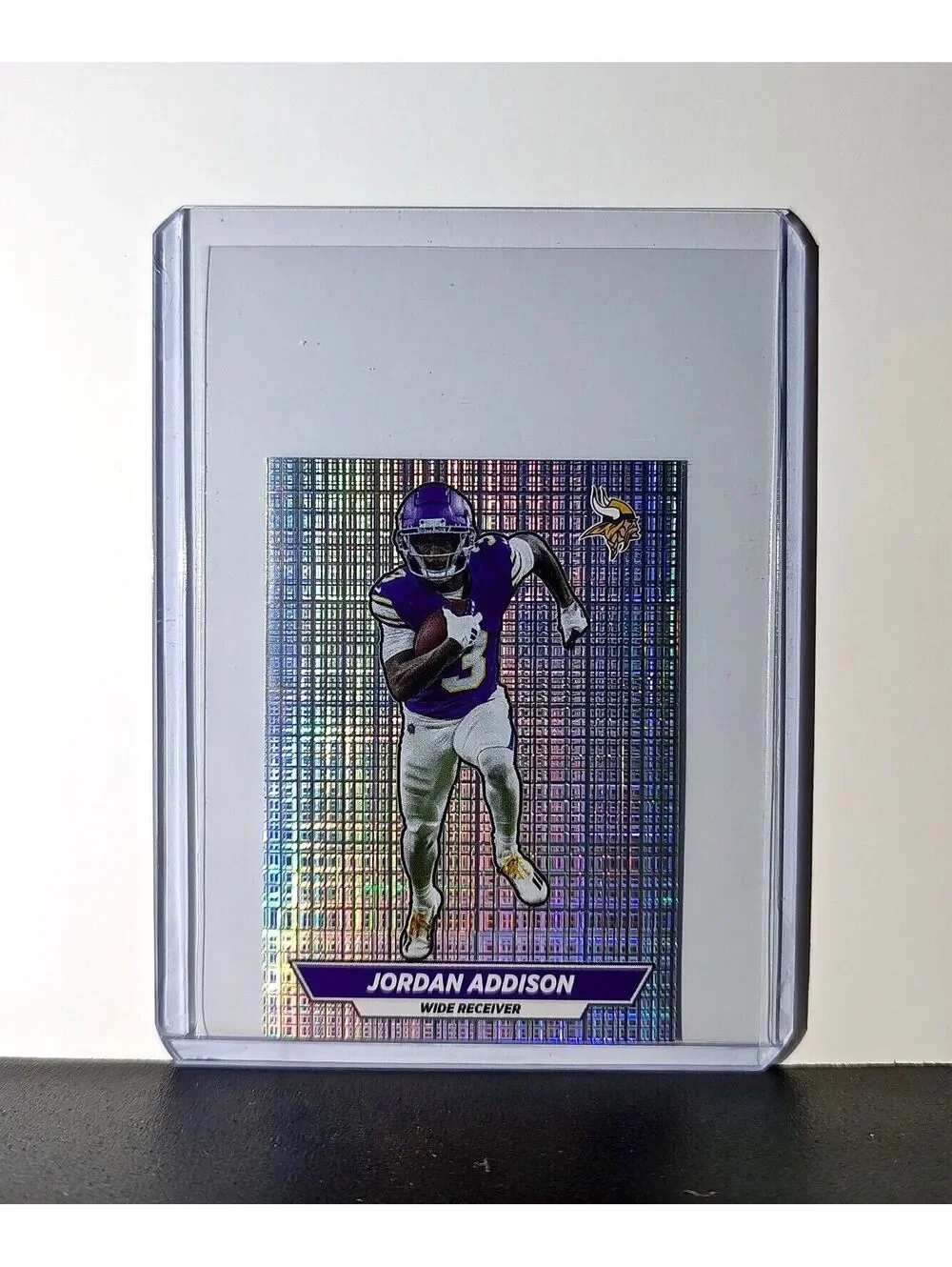 Jordan Addison 2024 Panini NFL Sticker #410 Foil Minnesota Vikings